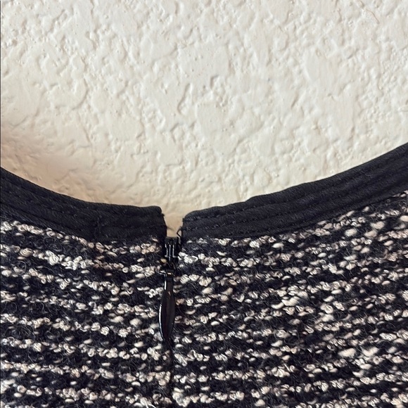 J. Crew 6 Black and White wool blend Sleeveless Dress - Picture 6 of 6